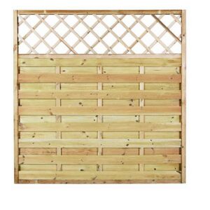 ecran ajouré à lamelles droite