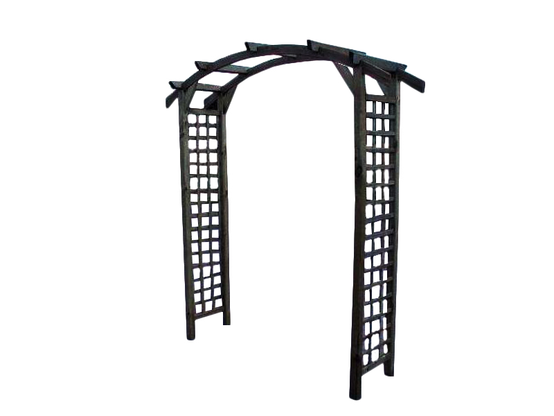 Pergola arc Dimensions: 180x60x220 cm Section poteaux: 45×60 mm Assemblage: vis et agrafes galvanisés Conditionnement: 18 pc. / palette Code art.: 60.10813.5001.0.00