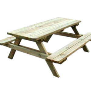 Table de pique-nique en bois de Pologne