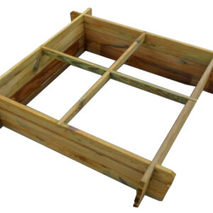 Potager carré sol en bois de pologne