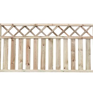 Clôture palissade pin raboté traité autoclave Bois