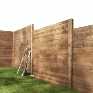 La clôture bois persienne