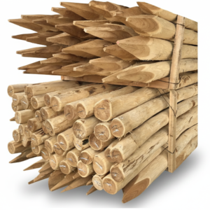 Les piquets écorcés traités autoclave