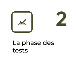 étape deux de nos certifications phase de tests