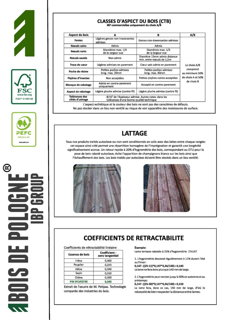 Le bois, matériau naturel et vivant