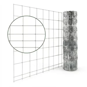 Malla de alambre anudada