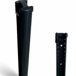 Poteau à clips pour panneaux rigides – Section 45 × 70 mm