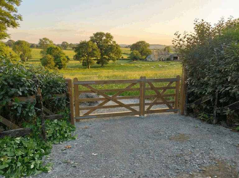 English Gate 120×400 cm | Polish Wood - Pine, Acacia, Hazel